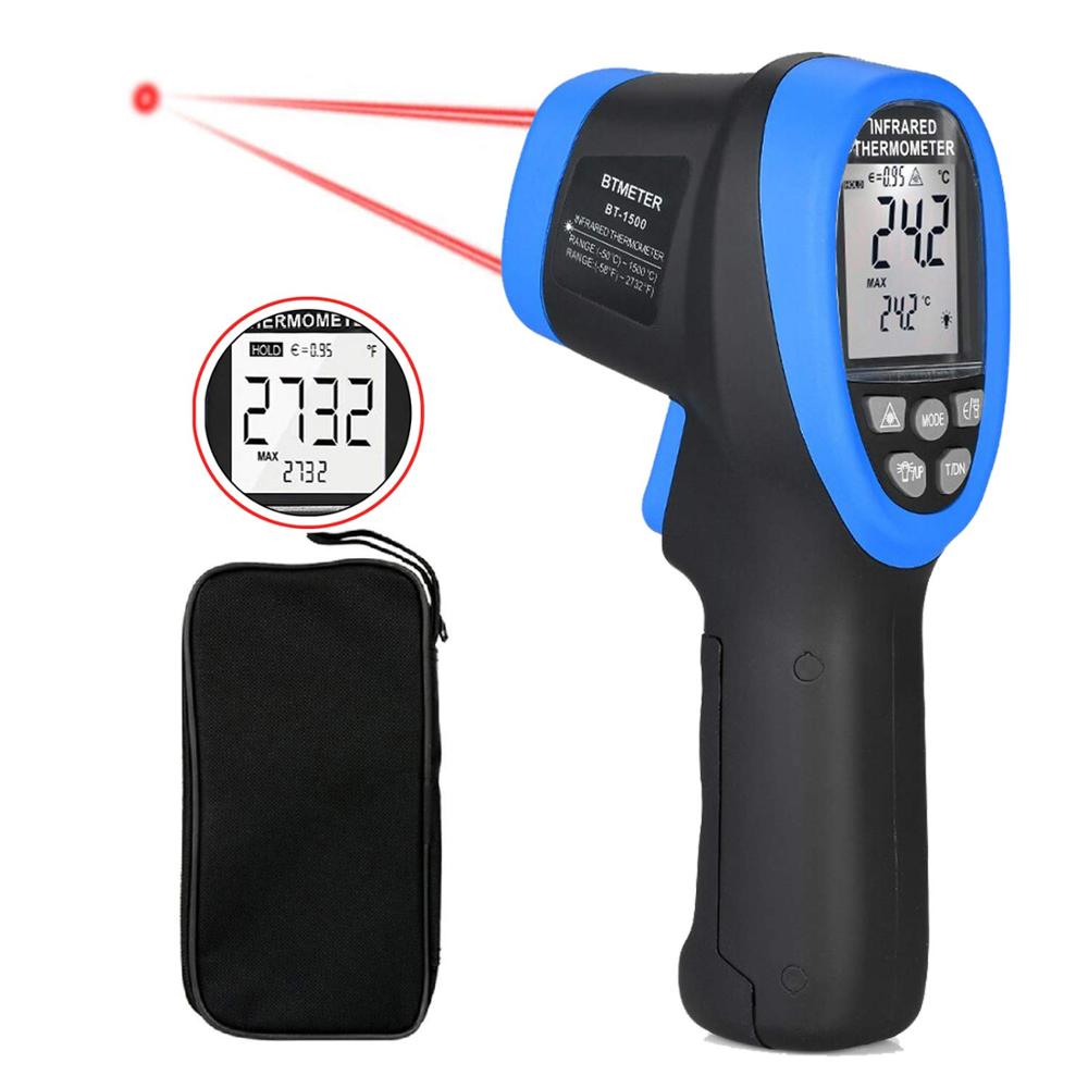 -50℃ to 1500℃ Laser Thermomete - Industrial Laser Thermometer Gun 评论和价格