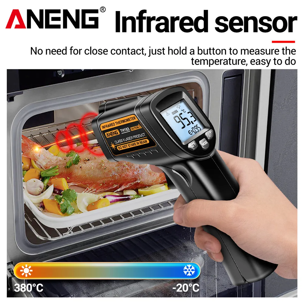 Infrared Laser Temperature Gun - Industrial Laser Thermometer Gun 评论和价格
