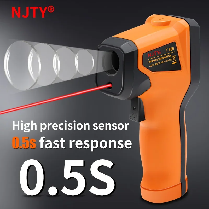 T400 T600 Digital Infrared The - Industrial Laser Thermometer Gun 评论和价格