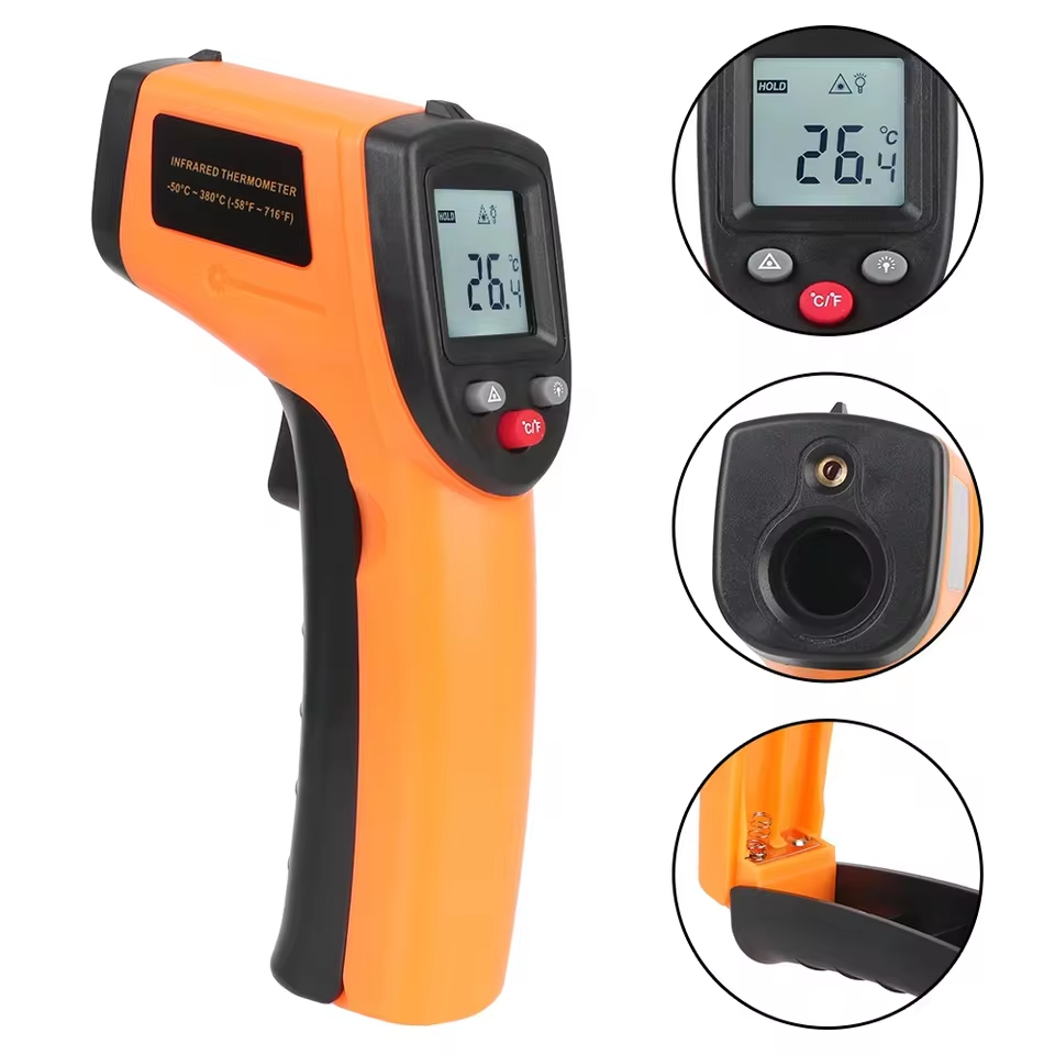 New T600 T600A Digital Infrare - Industrial Laser Thermometer Gun 评论和价格