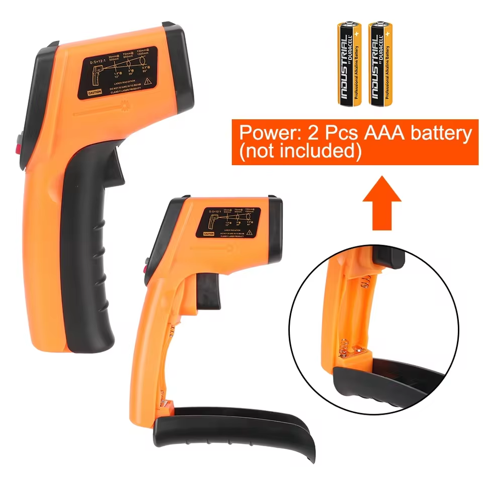New T600 T600A Digital Infrare - Industrial Laser Thermometer Gun 评论和价格