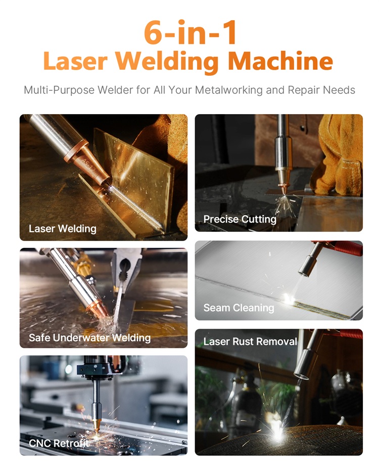 3 in 1 Weld Cut Clean 700W Ind - Industrial Laser Welder 评论和价格
