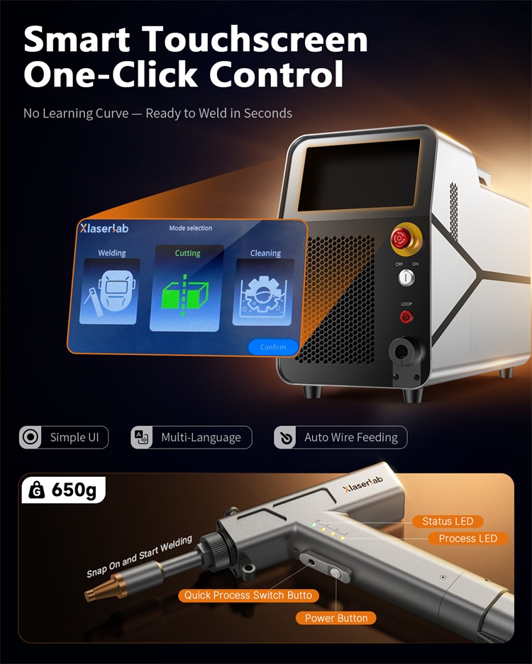 3 in 1 Weld Cut Clean 700W Ind - Industrial Laser Welder 评论和价格