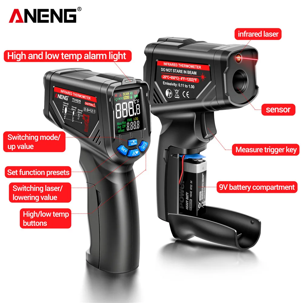 Sensor Gun Circuit Industrial  - Industrial Laser Thermometer Gun 评论和价格