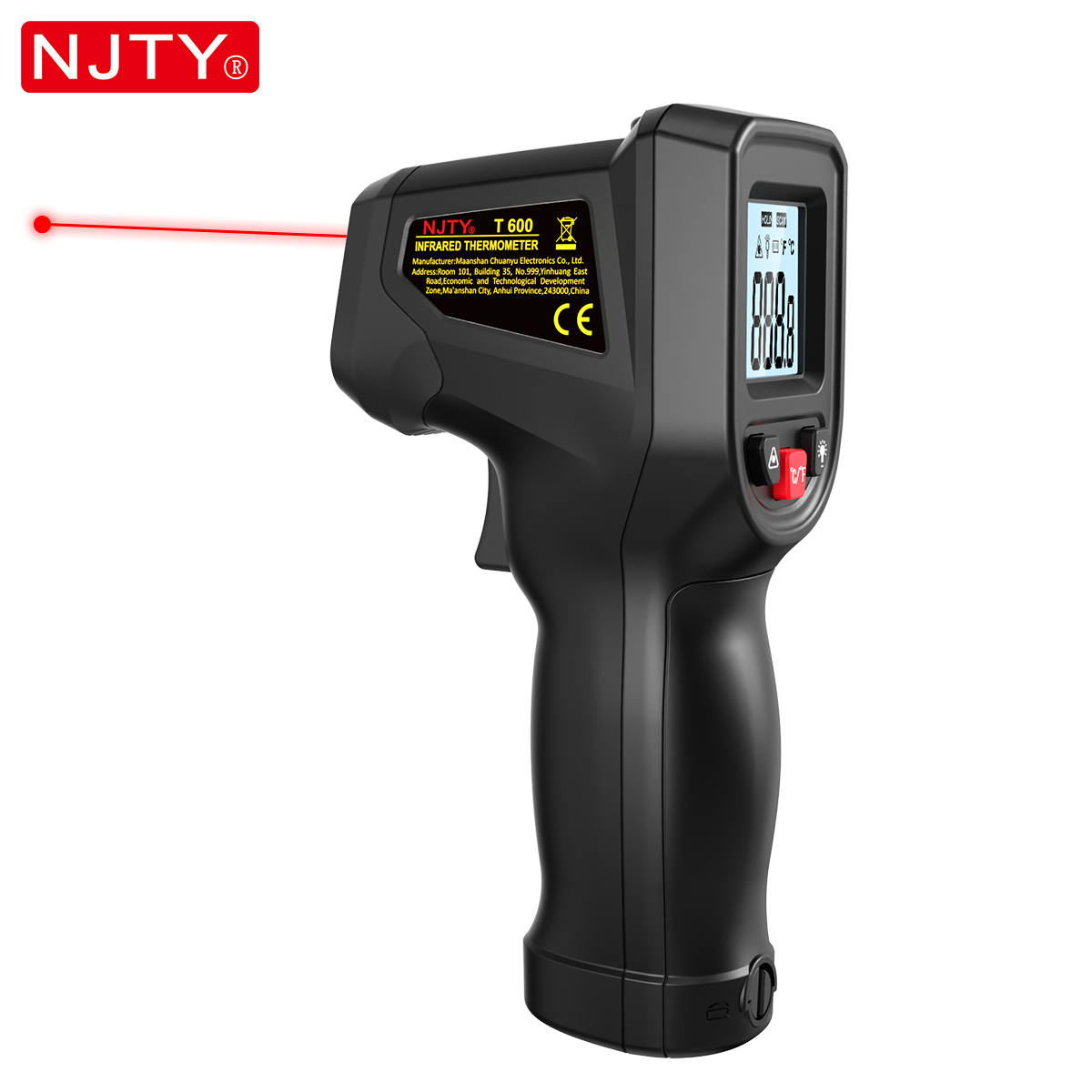 NJTY T600 Infrared Thermometer - Industrial Laser Thermometer Gun 评论和价格