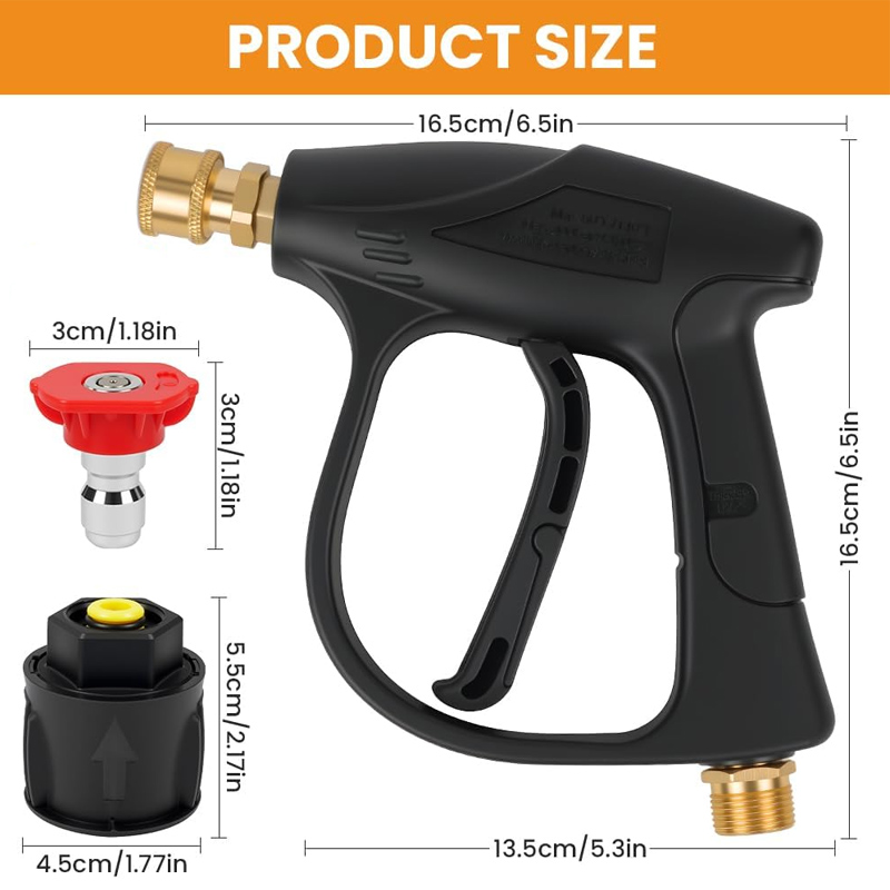 High Pressure Washer Gun with  - Laser Nozzle Ceramic 评论和价格