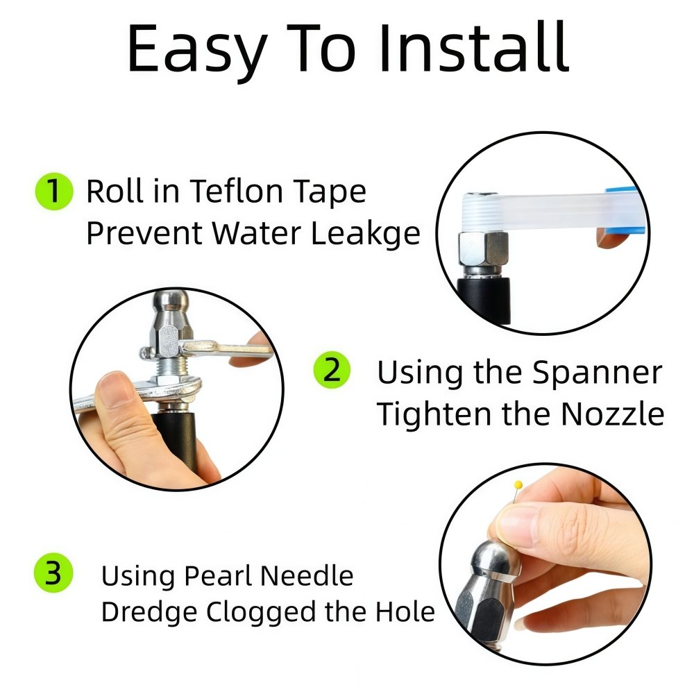 5~50m Pressure Washer Sewer Je - Laser Nozzle Ceramic 评论和价格