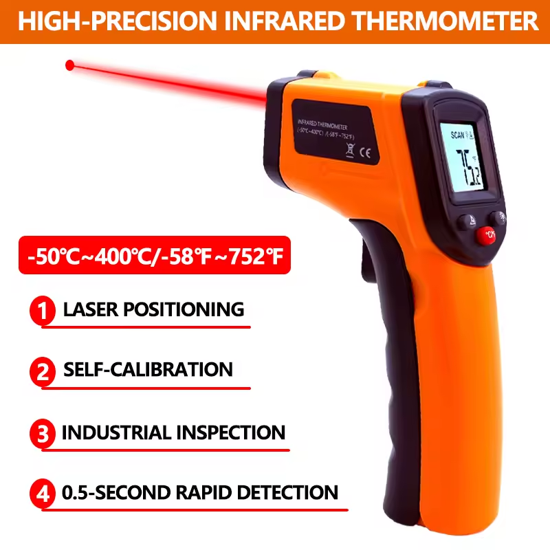 Handheld Infrared Thermometer  - Industrial Laser Thermometer Gun 评论和价格