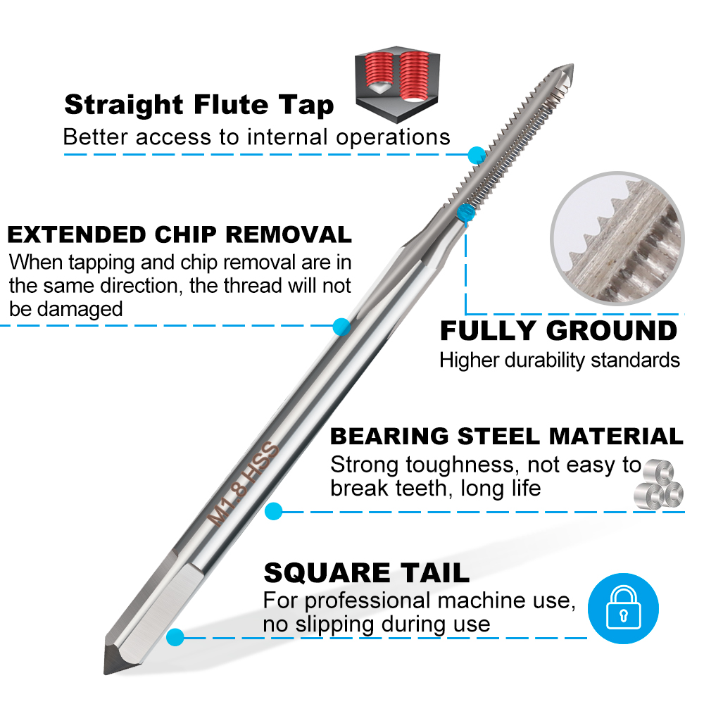 XCAN 1pc Mini Thread Tap Right - Cnc Router Bit 评论和价格