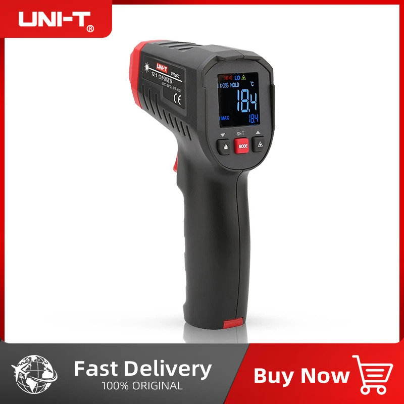 UNI-T Digital Thermometer Non- - Industrial Laser Thermometer Gun 评论和价格