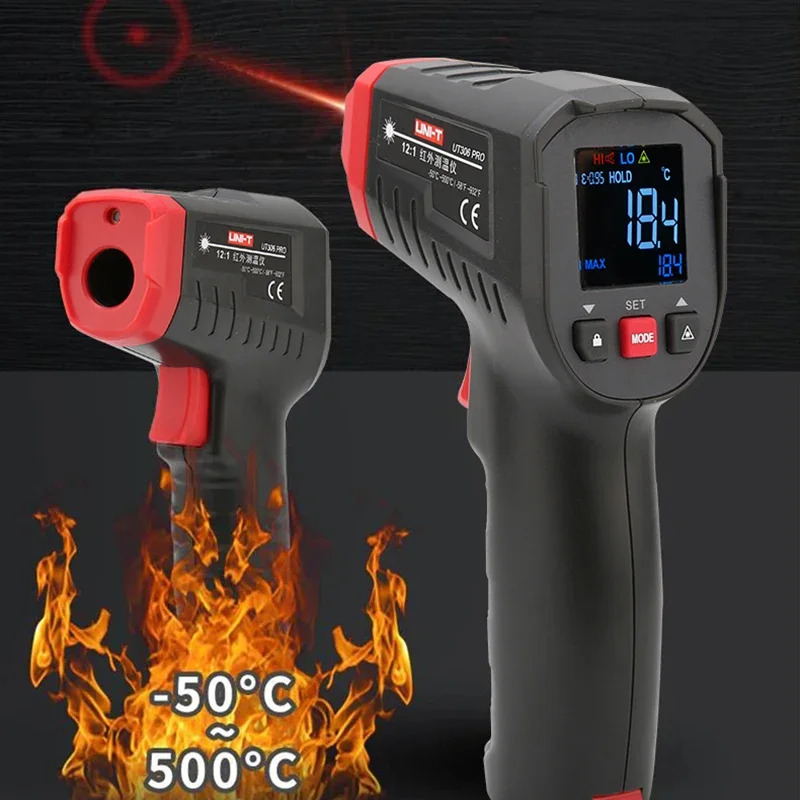 UNI-T Digital Thermometer Non- - Industrial Laser Thermometer Gun 评论和价格